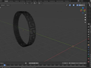 Ring with ornament 3D Model
