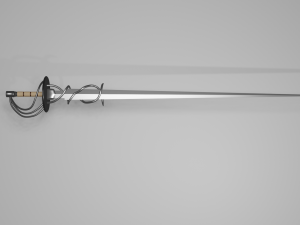rapier sword 3d Modelo 3D