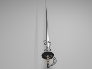 rapier sword 3d Modelo 3D