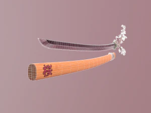katana sakura 3D Model