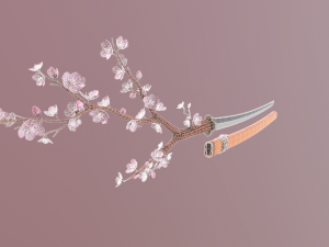 katana sakura 3D 模型