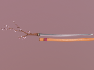 katana sakura 3D 模型