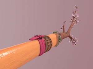 katana sakura 3D Model
