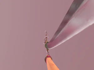 katana sakura 3D Model