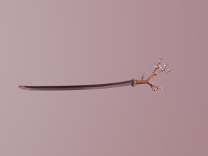 katana sakura 3D 模型