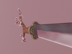 katana sakura 3D 模型