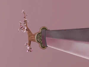 katana sakura 3D Model