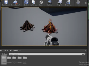 campfire free 3D Model