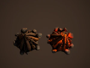 campfire free 3D Model