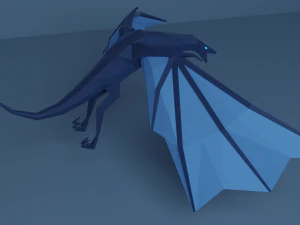 lowpoly dragon 3D Model