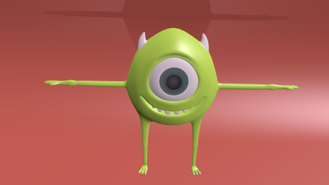 Model 3d karakter the green Modèle 3D .c4d .max .obj .3ds .fbx .stl .blend 