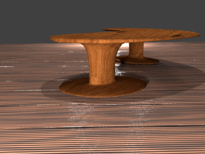 the table 3D 모델