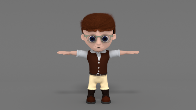 design 3d character badu boy by mkr studio 3D मॉडल .c4d .max .obj .3ds .fbx .stl .blend 