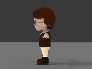 design 3d character badu boy by mkr studio 3D मॉडल
