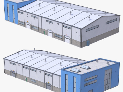 Industrial Building 38 Modelo 3D