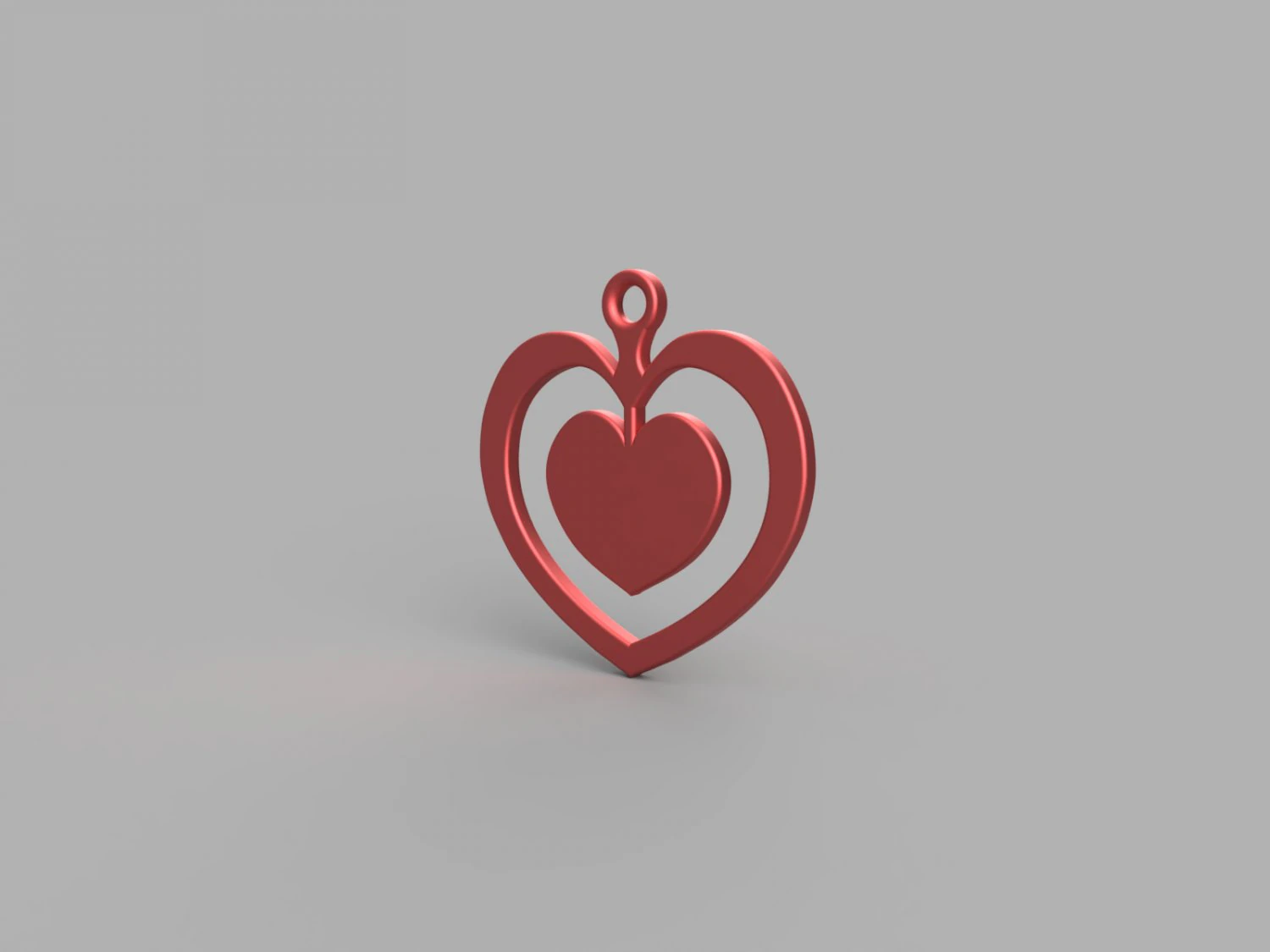 heart necklace 3D Print Model .c4d .max .obj .3ds .fbx .stl .blend