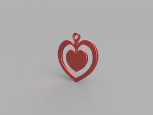 heart necklace 3D Print Model