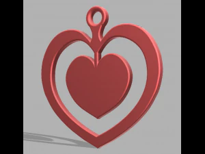 heart necklace 3D Print Model