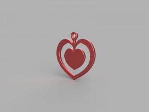 heart necklace 3D Print Model
