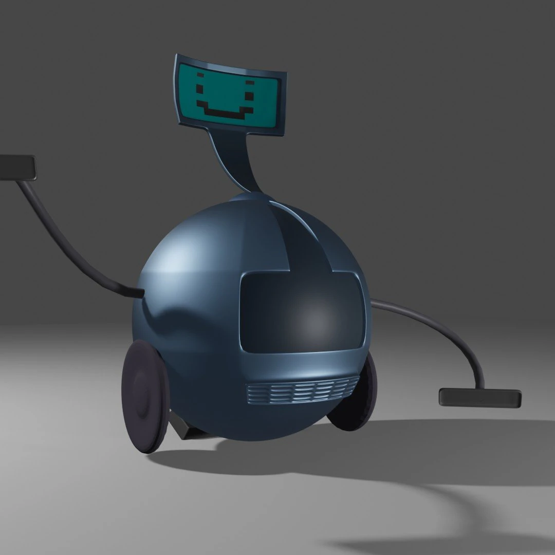 robot de nettoyage Modèle 3D .c4d .max .obj .3ds .fbx .stl .blend 