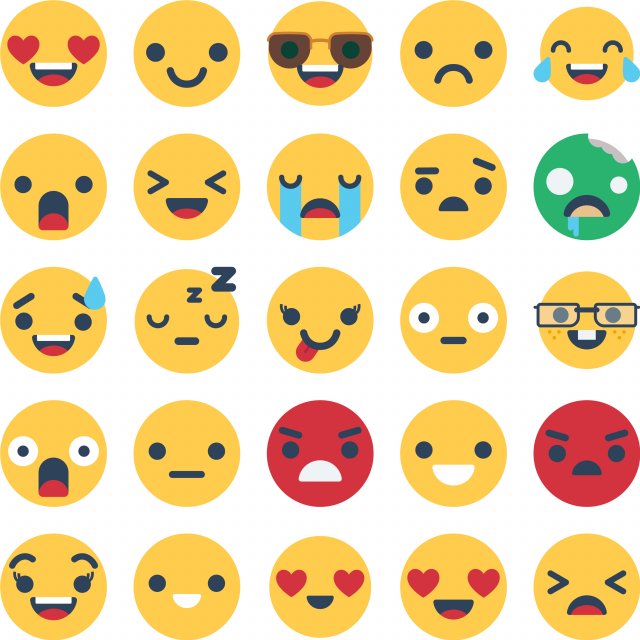 emoji vector icons pack 3D 모델 .c4d .max .obj .3ds .fbx .stl .blend 