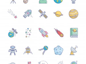 космос і планети 3D Модель