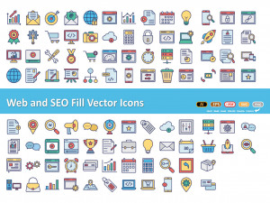 web and seo vector icon 3D Model
