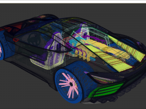 laradesign car model ld1 3D Model