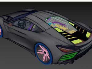laradesign car model ld1 3D Model