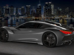 laradesign car model ld1 3D Model