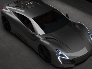 laradesign car model ld1 3D Model
