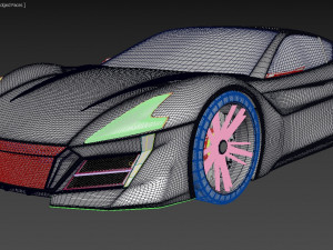 laradesign car model ld1 3D Model