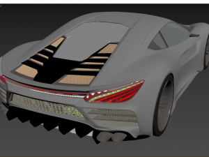 laradesign car model ld1 3D Model