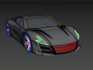 laradesign car model ld1 3D Model