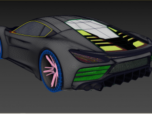 laradesign car model ld1 3D Model