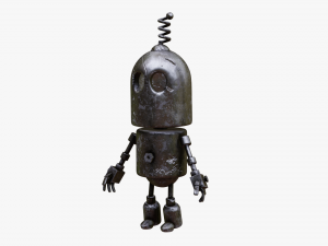 robot cartoon 3D 模型