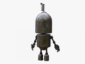 robot cartoon 3D 模型