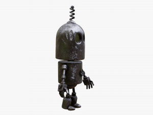 robot cartoon 3D 模型