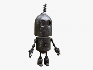 robot cartoon 3D 模型