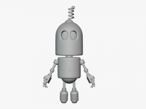 robot cartoon 3D 模型