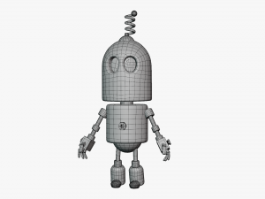 robot cartoon 3D 模型