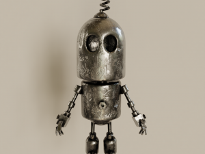 robot cartoon 3D 模型