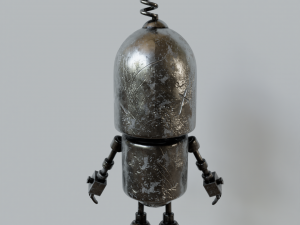 robot cartoon 3D 模型