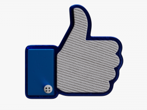 thumbs-up cartoon Model 3D