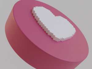 heart cartoon 3D Model