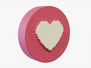 heart cartoon 3D Model