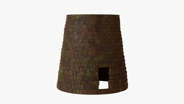 cartoon nuraghe Modelo 3D .c4d .max .obj .3ds .fbx .stl .blend 