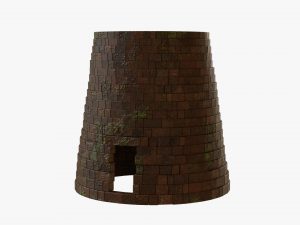 cartoon nuraghe Modelo 3D