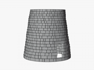 cartoon nuraghe Modelo 3D
