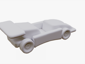 wooden car toy Modelo 3D